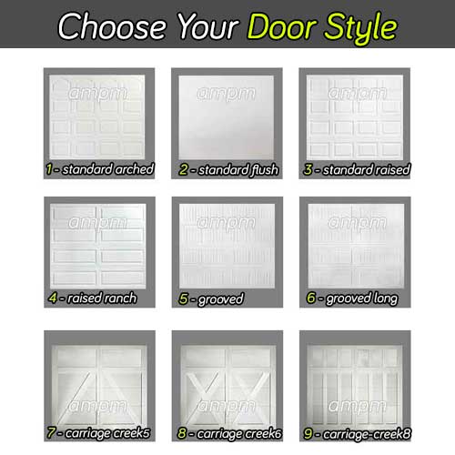 New garage door styles