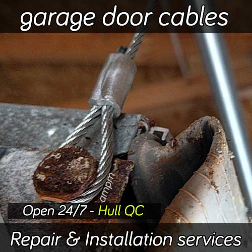Garage door cable repair services in Hull Quebec